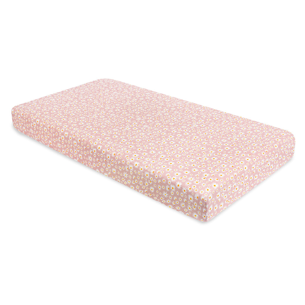 Babyletto's Crib Sheet in GOTS Certified Organic Muslin Cotton in -- Color_Daisy