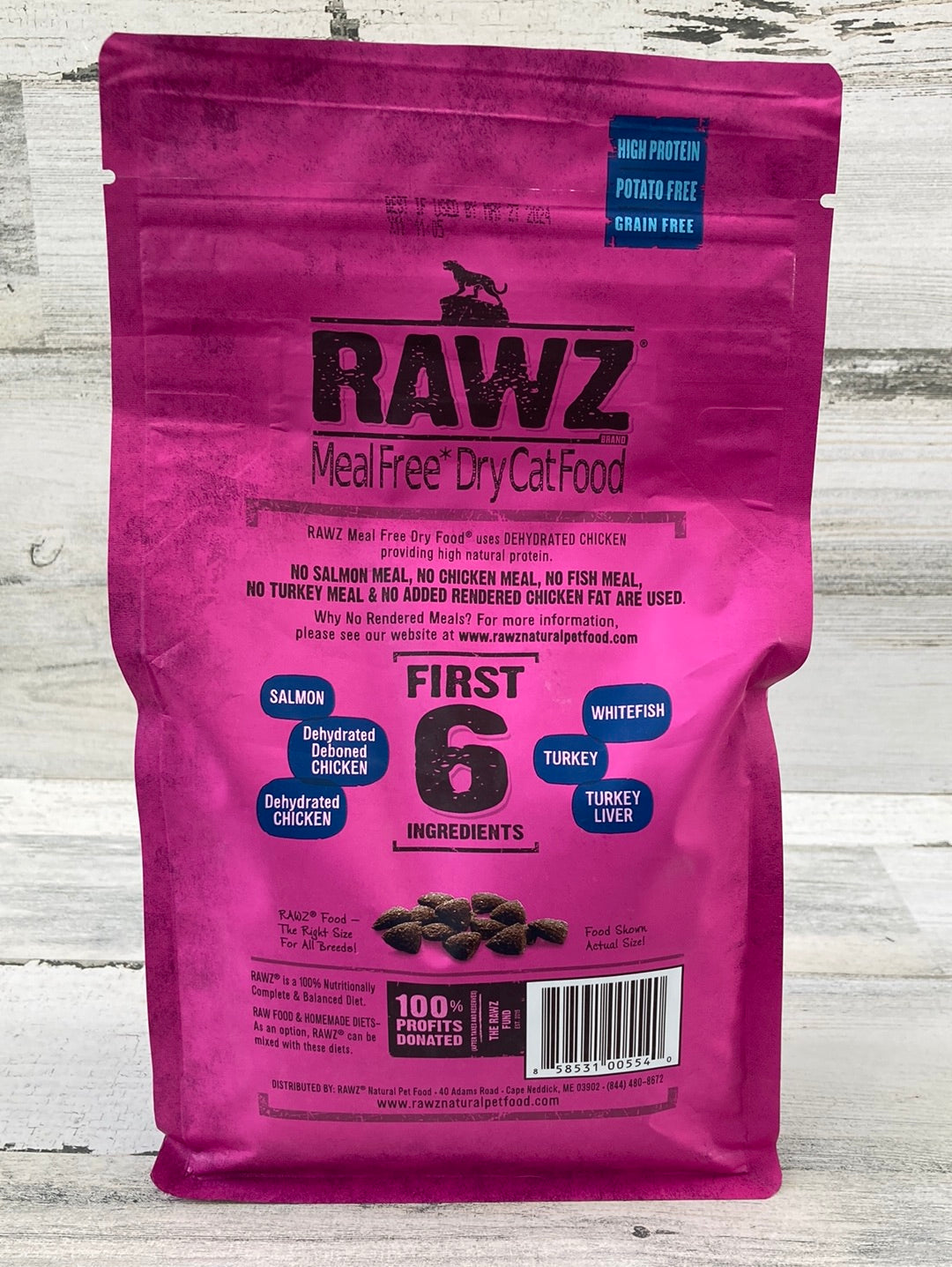 RAWZ Meal-Free Cat Food Salmon, Chicken & Whitefish