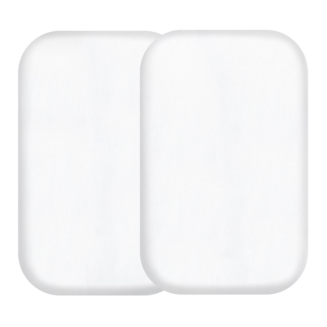 Bamboo Viscose Fitted Bassinet Sheets (Set of 2)