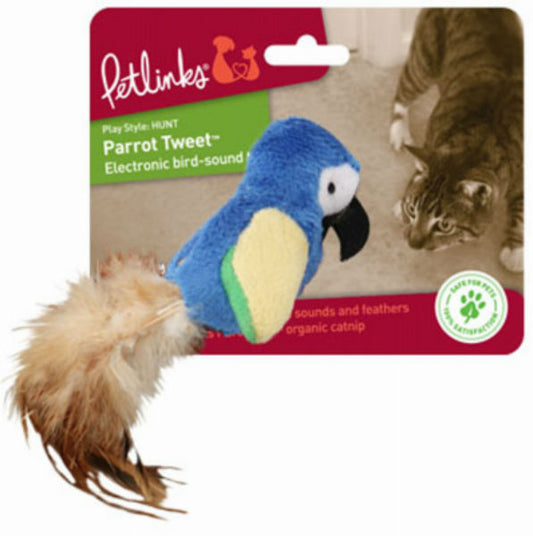 Petlinks® 49468 Parrot Tweet™ Electronic Bird-Sound Toy