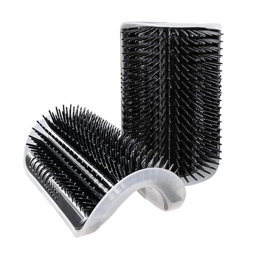 2-Pack: Soft Cat Corner Self Groomer Brush Pet Supplies Black - DailySale