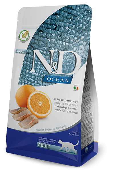 Farmina Pet Foods Adult Cat Grain Free Fish & Orange Formula