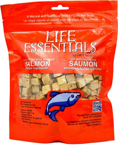 Cat-Man-Doo Bow 2Oz, Bags Of Freeze Dried Wild Alaskan Salmon