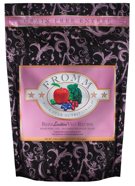 Fromm Four Star Beef Liváttini Veg Dry Cat Food