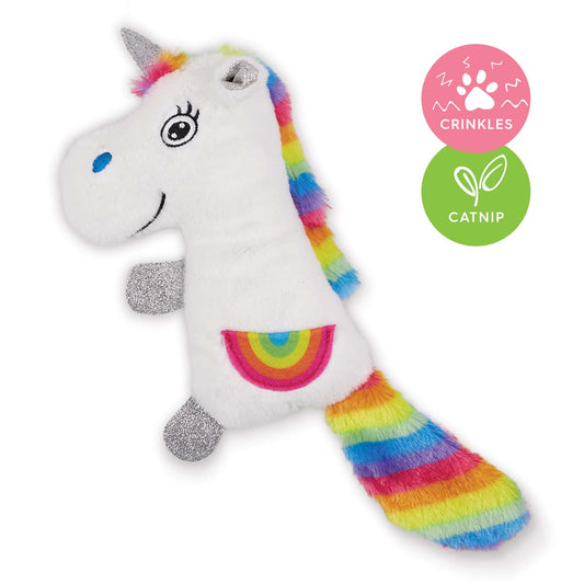 Crinkle Unicorn with catnip