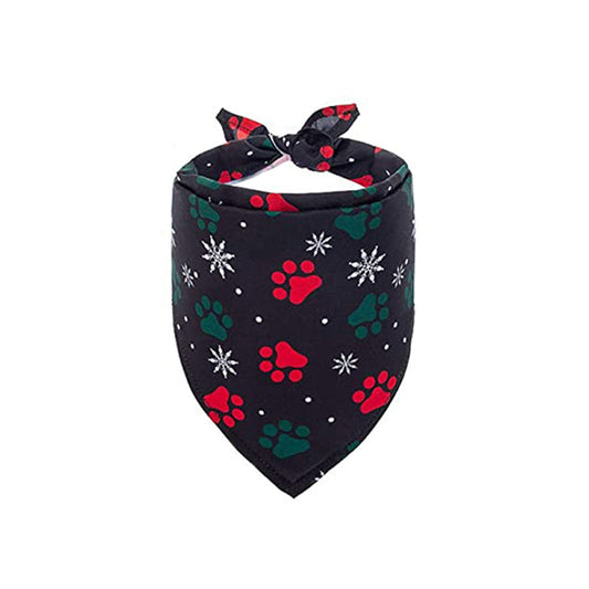 Pet Christmas Saliva Towel Decoration Triangle Scarf Decoration Gifts