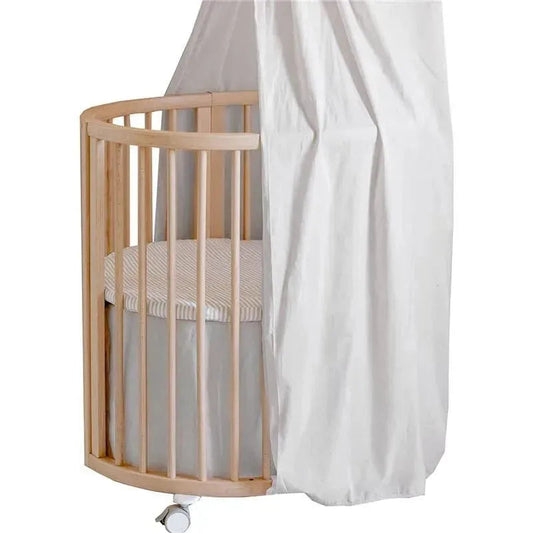Stokke - Sleepi Mini Bed Skirt by Pehr, Grey
